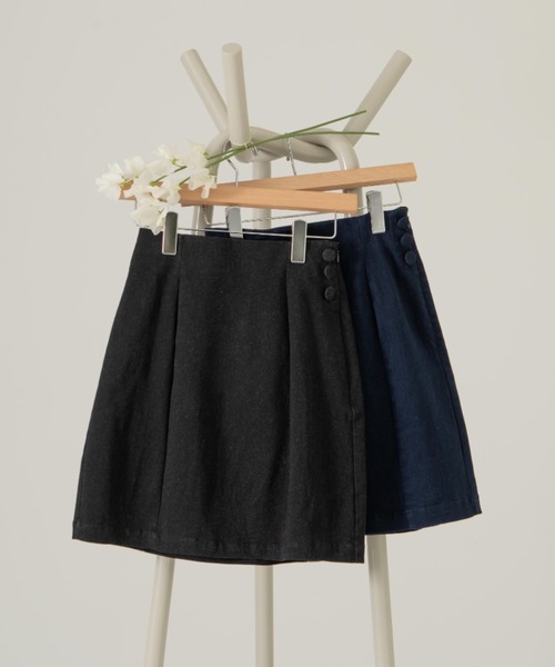 nirvāṇaデザイン　デニムスカート SOMETHING サムシング フレア デニム スカート レディース