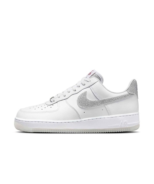 NIKE AIR FORCE 1 07 LX 7.5 ホワイト/シルバー NIKE - 【新品24.5cm】NIKE W エアフォース1'07 ホワイト/シルバーの