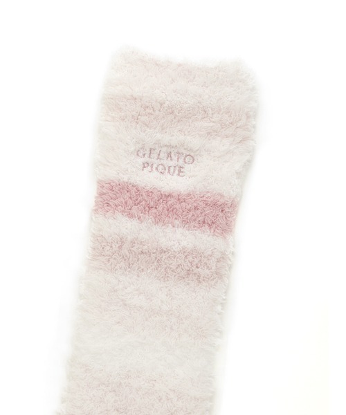 gelato pique（ジェラートピケ）の「ジェラートランダムボーダーレッグウォーマー（レッグウォーマー・レディース・ピンク/ラベンダー・FREE）」の5枚目の写真