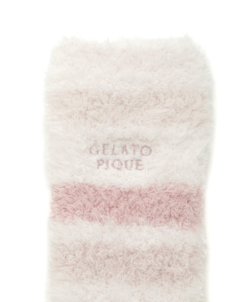 gelato pique（ジェラートピケ）の「ジェラートランダムボーダーレッグウォーマー（レッグウォーマー・レディース・ピンク/ラベンダー・FREE）」の6枚目の写真