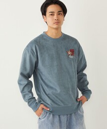 ドリスヴァンノッテン　エンブロイダリーオーバーサイズスウェットネイビーS 2025年最新】DRIES VAN NOTEN メンズ トレーナー・スウェットの