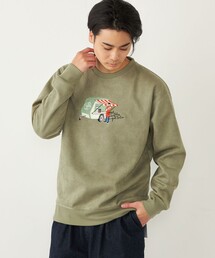 エーピーステゥディオ エンプロイダリースウェットプルオーバー ホワイト DIESEL ディーゼル トレーナー ユニセックス 00swfh 0bawt