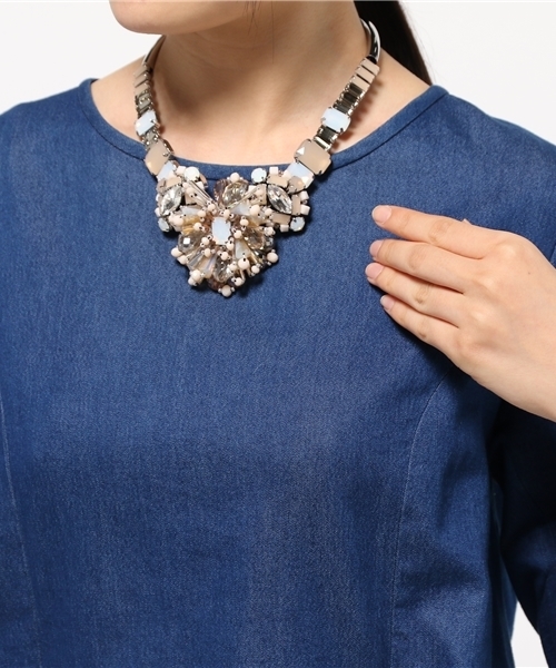 ROSE BUD（ローズバッド）の「(BU ACCESSORIES)WN2838 NECKLACE（ネックレス・レディース・その他・ONE SIZE）」の4枚目の写真