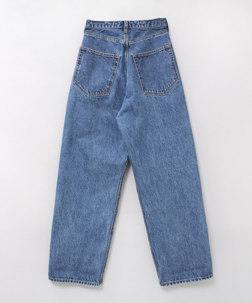 RNA（アールエヌエー）の「R4319 ＡＬＴ刺繍ワイドストレート（デニムパンツ・レディース・ライトインディゴブルー・MEDIUM）」の5枚目の写真