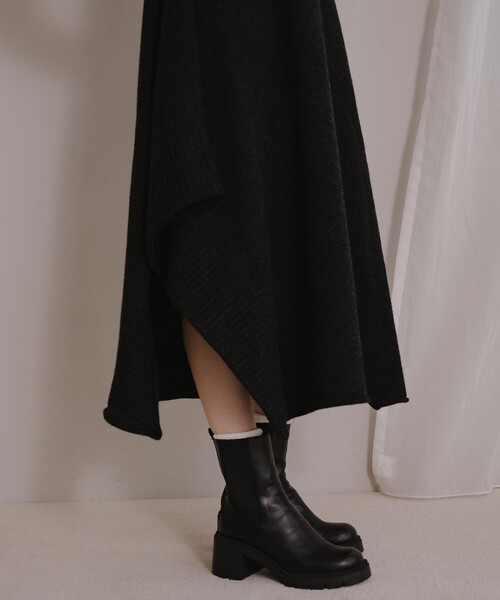 STUDIOUS（ステュディオス）の「【PINUE/ピヌエ】リブヘムニット