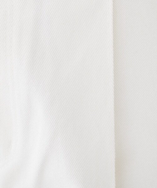 UNTITLED（アンタイトル）の「カーブシルエット ワイドデニム（デニムパンツ・レディース・サックスブルー/オフホワイト・44/46/48/50/42/00/01/02/03/04）」の7枚目の写真