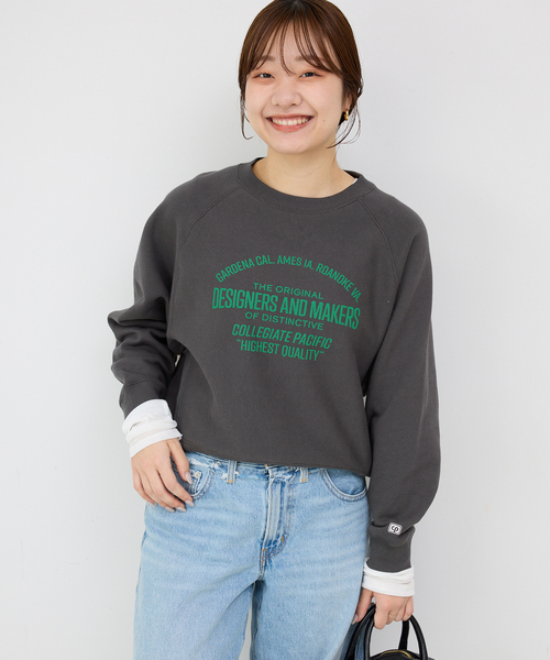 セール】Collegiate Pacific SLOBE別注 ショートスウェット