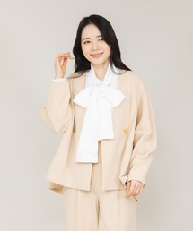 meeny miny（ミーニーマイニー）の「【meeny miny】美シルエット『伸洗』シリーズ 楽美（ラクビ）ジャケット（テーラードジャケット）」