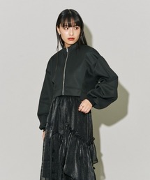 バルーンスリーブショートジャケット