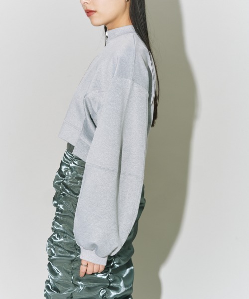 terrace(テラス)の「バルーンスリーブショートジャケット(その他アウター・レディース・ブラック/オフホワイト/杢グレー・MEDIUM)」の22枚目の写真