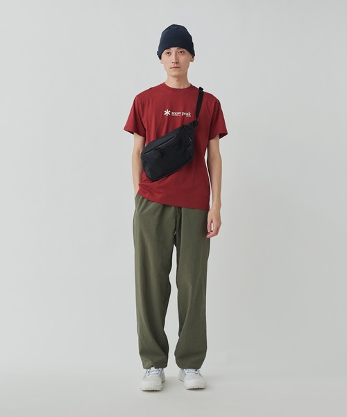 Snow Peak（スノーピーク）の「Soft Cotton Logo Short Sleeve T-Shirt ロゴTシャツ 半袖（Tシャツ/カットソー・メンズ・ネイビー/ベージュ/オレンジ/ホワイト/レッド/ブラック/ブルー・S/M/L/XL/1/XXL）」の17枚目の写真