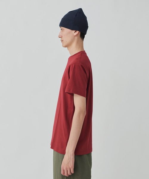 Snow Peak（スノーピーク）の「Soft Cotton Logo Short Sleeve T-Shirt ロゴTシャツ 半袖（Tシャツ/カットソー・メンズ・ネイビー/ベージュ/オレンジ/ホワイト/レッド/ブラック/ブルー・S/M/L/XL/1/XXL）」の9枚目の写真
