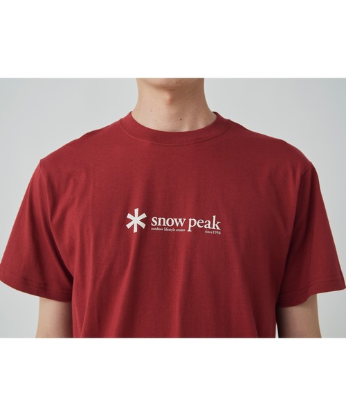 snow peak Basic ポケット Tシャツ 2colors Soft Cotton Logo Short Sleeve T-Shirt ロゴTシャツ 半袖（T