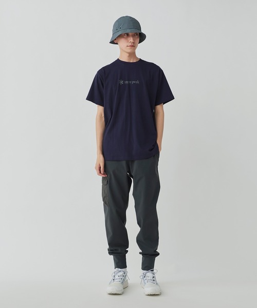 Snow Peak（スノーピーク）の「Soft Cotton Logo Short Sleeve T-Shirt ロゴTシャツ 半袖（Tシャツ/カットソー・メンズ・ネイビー/ベージュ/オレンジ/ホワイト/レッド/ブラック/ブルー・S/M/L/XL/1/XXL）」の12枚目の写真