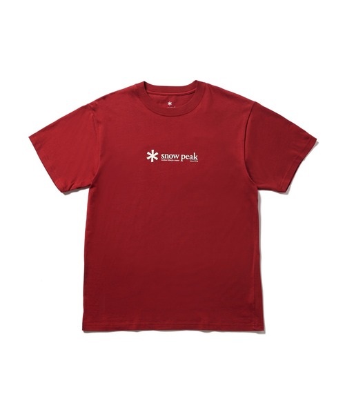 Snow Peak（スノーピーク）の「Soft Cotton Logo Short Sleeve T-Shirt ロゴTシャツ 半袖（Tシャツ/カットソー・メンズ・ネイビー/ベージュ/オレンジ/ホワイト/レッド/ブラック/ブルー・S/M/L/XL/1/XXL）」の15枚目の写真