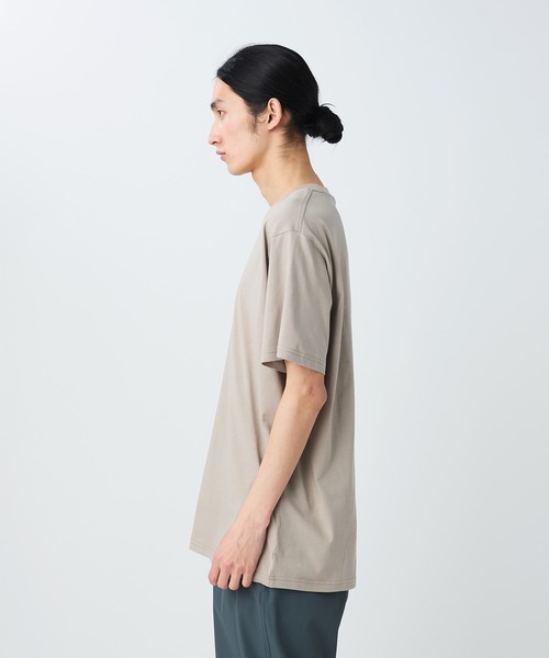 Snow Peak（スノーピーク）の「Snow Peak / Soft Cotton Logo Short Sleeve T-Shirt ソフトコットン ロゴTシャツ 半袖（Tシャツ/カットソー・メンズ・ネイビー/ベージュ/オレンジ/ホワイト/レッド/ブラック/ブルー・S/M/L/XL/1/XXL）」の19枚目の写真