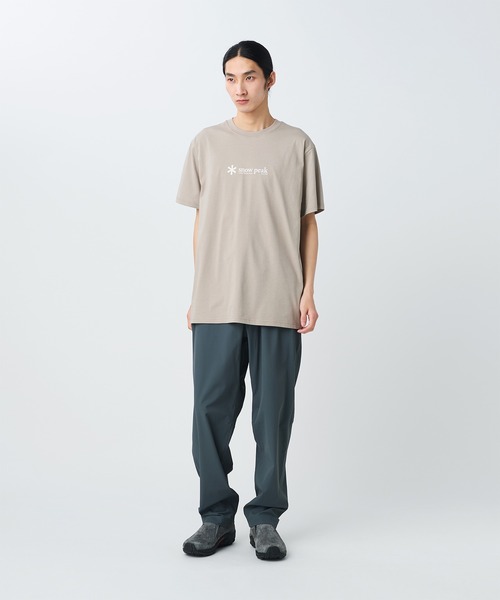 Snow Peak（スノーピーク）の「Snow Peak / Soft Cotton Logo Short Sleeve T-Shirt ソフトコットン ロゴTシャツ 半袖（Tシャツ/カットソー・メンズ・ネイビー/ベージュ/オレンジ/ホワイト/レッド/ブラック/ブルー・S/M/L/XL/1/XXL）」の17枚目の写真