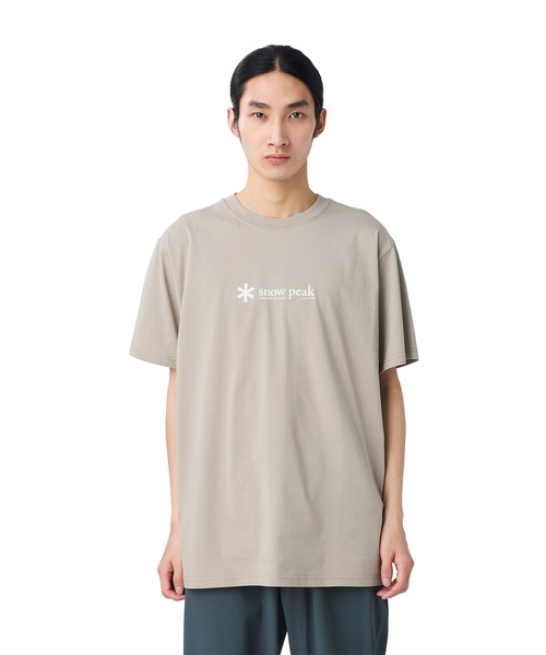 Snow Peak（スノーピーク）の「Snow Peak / Soft Cotton Logo Short Sleeve T-Shirt ソフトコットン ロゴTシャツ 半袖（Tシャツ/カットソー・メンズ・ネイビー/ベージュ/オレンジ/ホワイト/レッド/ブラック/ブルー・S/M/L/XL/1/XXL）」の18枚目の写真