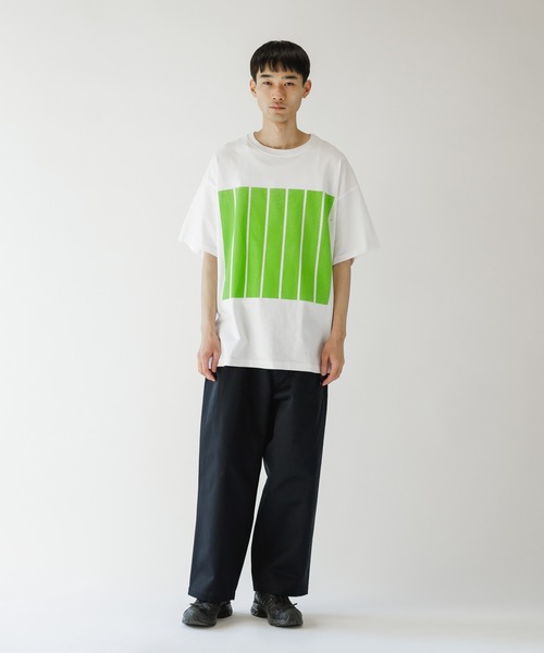 FACETASM（ファセッタズム）の「FACETASM/ファセッタズム BELTED BIG HEART PANTS パンツ（その他パンツ・メンズ・ベージュ/ネイビー・3/4）」の14枚目の写真