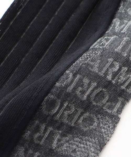 EMPORIO ARMANI(エンポリオアルマーニ)の「EMPORIO ARMANI レディース フロントロゴ シアーソックス 03440110(ソックス/靴下・レディース・ホワイト/ライトグレー/コバルトブルー/ブラック・23-25cm)」の8枚目の写真