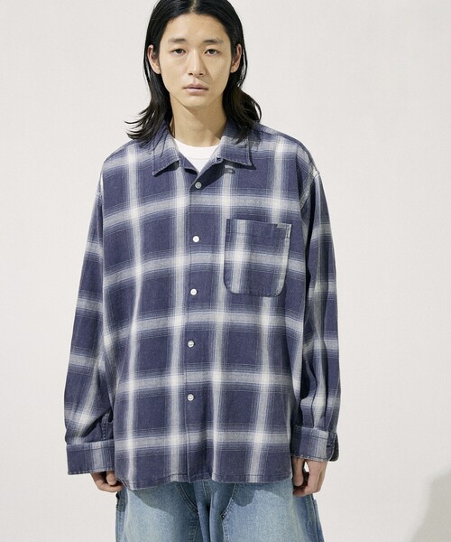 NAUTICAノーティカBleech Ombre Check LS Shirts セール】NAUTICA/ノーティカ Bleech Ombre Check L/S Shirts