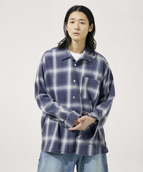 NAUTICA（ノーティカ）の「NAUTICA/ノーティカ Bleech Ombre Check L/S