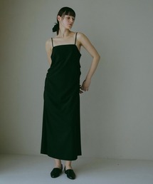♪　マノフ MANOF　黒　ワンピース　ボリューム　ゆったり　綿100％ セール】TURN BACK DRESS（ワンピース）｜MANOF（マノフ）の