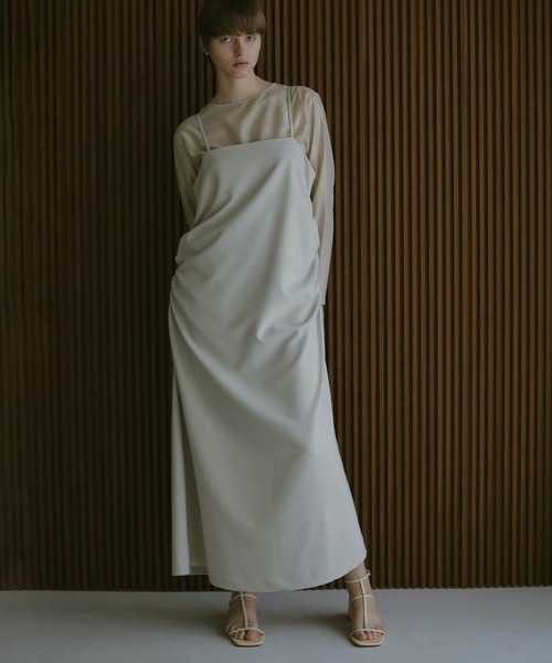 MANOF(マノフ)の「INNER SET 2WAY CAMI ONE PIECE(ワンピース・レディース・ブラック/ベージュ・S/M)」の11枚目の写真
