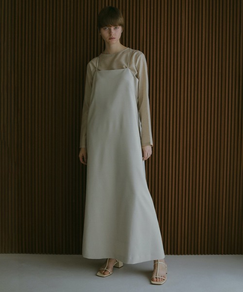 MANOF(マノフ)の「INNER SET 2WAY CAMI ONE PIECE(ワンピース・レディース・ブラック/ベージュ・S/M)」の3枚目の写真