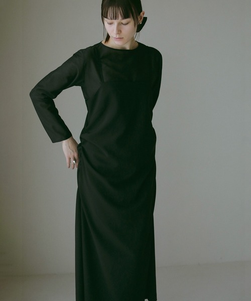MANOF(マノフ)の「INNER SET 2WAY CAMI ONE PIECE(ワンピース・レディース・ブラック/ベージュ・S/M)」の16枚目の写真