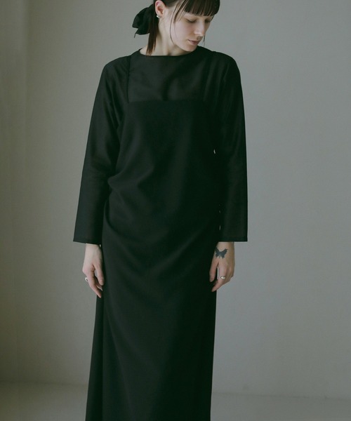 MANOF(マノフ)の「INNER SET 2WAY CAMI ONE PIECE(ワンピース・レディース・ブラック/ベージュ・S/M)」の17枚目の写真