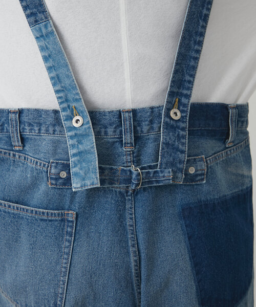 etsinta（エシンタ）の「【etsinta/エシンタ】リメイクサス付きデニム（デニムパンツ・レディース・インディゴブルー・ONE SIZE）」の11枚目の写真