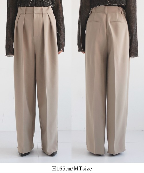 セール】ツータックワイドパンツ（スラックス）｜LIAN（リアン）の