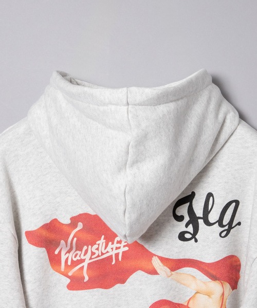 F-LAGSTUF-F(フラグスタフ)の「23AW-FS-31 F/Z HOODIE(パーカー・メンズ・ピンク/グレー/ブラック・MEDIUM/LARGE/X-LARGE)」の15枚目の写真