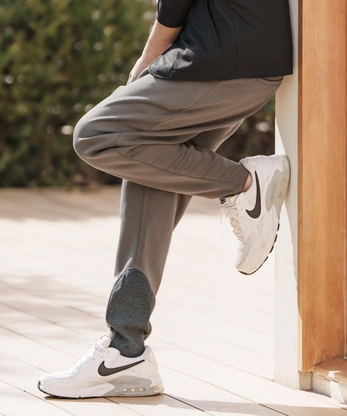 CAMBIO(カンビオ)の「mp13382-裾リブダンボールパンツ(その他パンツ・メンズ・ブラック/ベージュ/カーキ・S/M/L)」の3枚目の写真