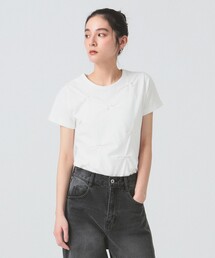 Ray BEAMS | ランダム ミニ リボン Tシャツ(Tシャツ/カットソー)