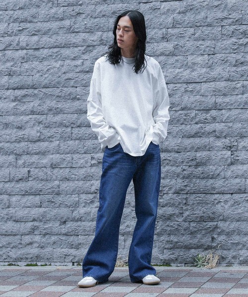 MDR(エムディアール)の「ハイウエストフレアデニム(デニムパンツ・メンズ・ブラック系その他2/ブラック/ブルー/オフホワイト・L/M)」の17枚目の写真