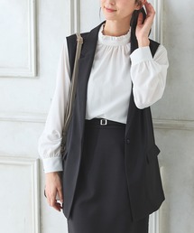 Honeys | 【ストレッチ・ウォッシャブル・イージーケア・接触冷感】テーラードジレ(ベスト)