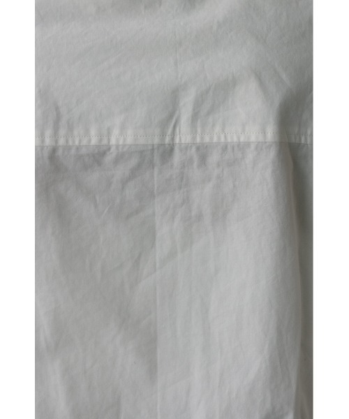 STYLEMIXER（スタイルミキサー）の「ヘムギャザーショートシャツ 春服（シャツ/ブラウス・レディース・ホワイト/ホワイト系その他/ブルー系その他・FREE）」の13枚目の写真