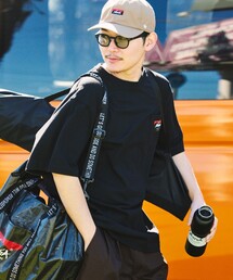 NANGA × FREAK'S STORE/ナンガ × フリークスストア 別注 ECO HYBRID LOGO TEE エコハイブリッド ルーズフィット ロゴ Tシャツ