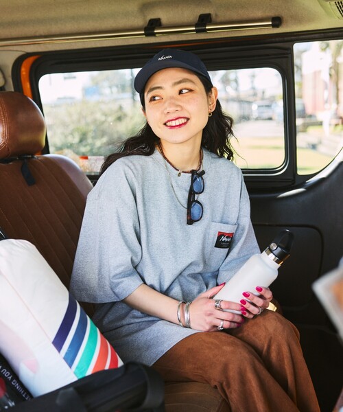 NANGA（ナンガ）の「NANGA × FREAK'S STORE/ナンガ × フリークスストア 別注 ECO HYBRID LOGO TEE エコハイブリッド ルーズフィット ロゴ Tシャツ（Tシャツ/カットソー・メンズ・ブラック/グレー/ホワイト・MEDIUM/LARGE）」の14枚目の写真