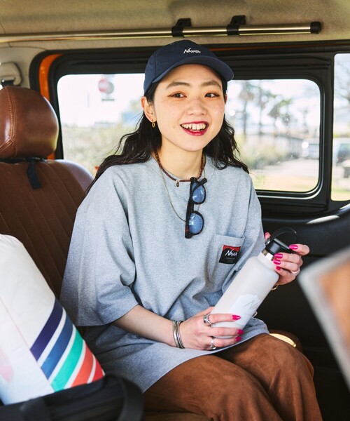 NANGA（ナンガ）の「NANGA × FREAK'S STORE/ナンガ × フリークスストア 別注 ECO HYBRID LOGO TEE エコハイブリッド ルーズフィット ロゴ Tシャツ（Tシャツ/カットソー・メンズ・ブラック/グレー/ホワイト・MEDIUM/LARGE）」の17枚目の写真