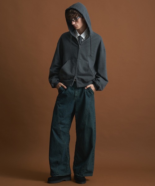 greatLAnd Netherlands hoodie ジップパーカー あいつ / あらゐけいいち ( kumomadori )のヘビーウェイトジップ