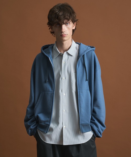 PUBLIC TOKYO(パブリックトウキョウ)の「PUBLIC SWEATジップパーカー(パーカー・メンズ・ブラック/ダークグレー/ベージュ/ダークブルー・1/2)」の18枚目の写真