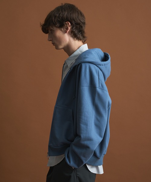 PUBLIC TOKYO(パブリックトウキョウ)の「PUBLIC SWEATジップパーカー(パーカー・メンズ・ブラック/ダークグレー/ベージュ/ダークブルー・1/2)」の19枚目の写真