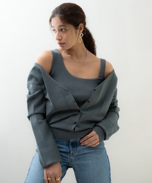 カーディガン 「CIEL'AIR」SHORT CARDIGAN レディース SHORT CARDIGAN【5410127】 | CIEL'AIR