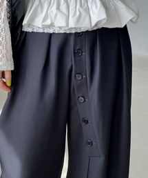 【aco】美品　Nala チノパンツ　ブラック　S Agnona/アニョーナ｜パンツ