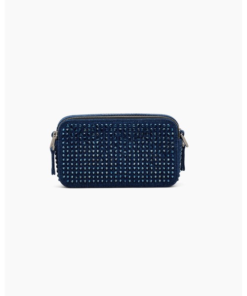 MARC JACOBS(マークジェイコブス)の「CRYSTAL DENIM SNAPSHOT THE SNAPSHOT/ザ クリスタル デニム スナップショット(ショルダーバッグ・レディース・インディゴブルー・ONE SIZE)」の2枚目の写真