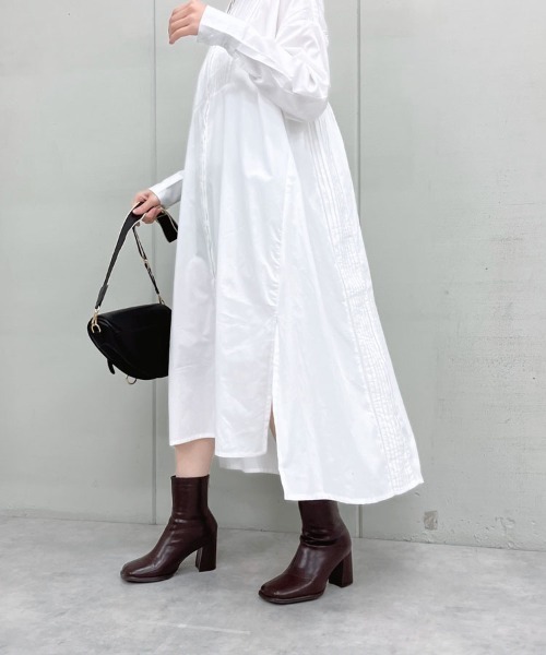 &soiree(アンドソワレ)の「【&soiree】キャンブリックレースワンピース(CP)(ワンピース・レディース・ブラック/グレイッシュベージュ/ホワイト・M)」の12枚目の写真