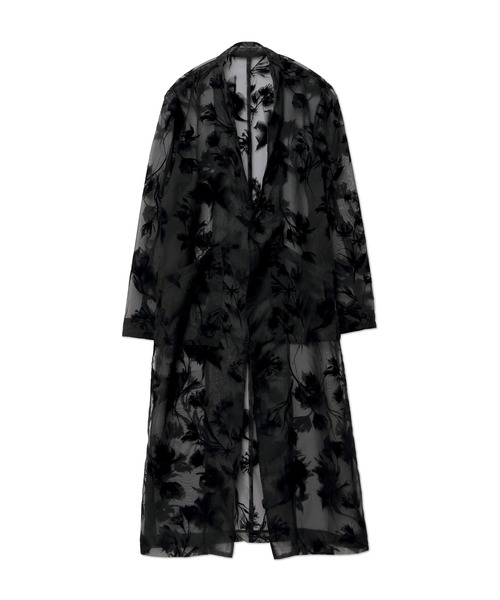 TORNADO MART（トルネードマート）の「TORNADO MART∴フラワーフロッキーオーガンジーマキシカーデ（カーディガン/ボレロ・メンズ・ブラック/アイボリー・L/LL/M）」の19枚目の写真